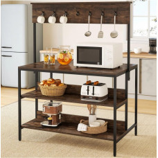 Кухонна полиця 3-ярусна з 14 гачками