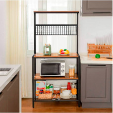Стелаж кухонний металевий розбірний у стилі MSMLOFT 1700х850х400 мм