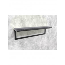 Полиця Айсберг  02/120 черний/графіт MSMLOFT