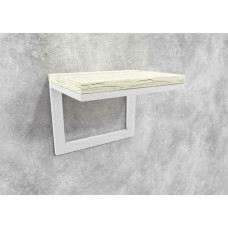 Полиця Айсберг 02/40 білий/білий MSMLOFT