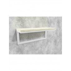 Полка Айсберг  02/80 дуб/білий MSMLOFT