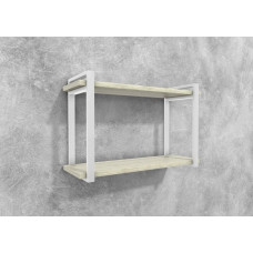 Полиця Айсберг Лофт 80 білий/білий MSMLOFT