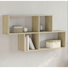Настінна полиця 100x20x53 см , дуб сонома
