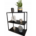 Настінна полиця 3 рівні Hanging, чорний