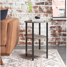 Круглий столик Mauch із 3-ярусними полицями