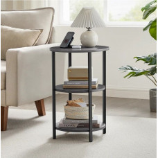 Круглий столик Mauch із 3-ярусними полицями