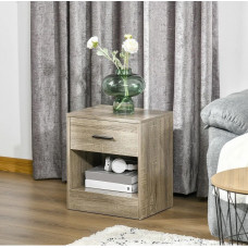 Маленька тумбочка з відкритою полицею