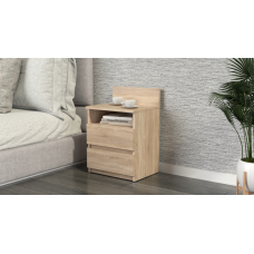 Приліжкова тумба з 2 шухлядами