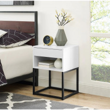 Простий столик MUSEHOMEINC з висувним ящиком і полицею