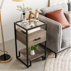 Столик із шухлядою для зберігання та 3 - ярусний