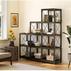 Стелаж Etagere на 12 полиць, чорний