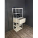 Стелаж із висувною шухлядою, сірий