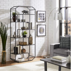 Стелаж для дому в стилі MSMLOFT, каркас металевий