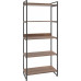 Стелаж з з 5 полицями  індустріальному стилі