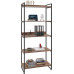 Стелаж з з 5 полицями  індустріальному стилі