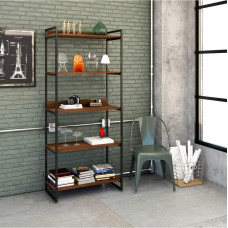 Стелаж з з 5 полицями  індустріальному стилі