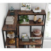 Стелаж кутовий 6- ярусний , коричневий