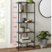 Стелаж для дому в стилі MSMLOFT, каркас металевий