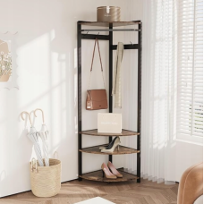 Передпокій кутовий з 6 вішалками та полицею для взуття