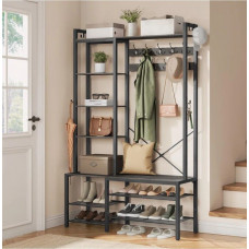 Предпокій з лавою та місцем для зберігання взуття