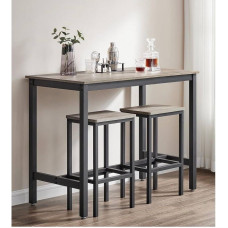 Барний стіл з барними стільцями