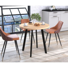 Круглий обідній стіл Лерой MSMLOFT