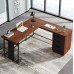 Письмовий стіл L-подібний із ящиком