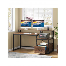 Письмовий стіл із полицями та ящиком для файлів