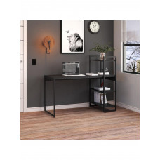 Стіл  3 полицями , чорний