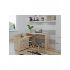 Кутовий письмовий стіл , дуб сонома