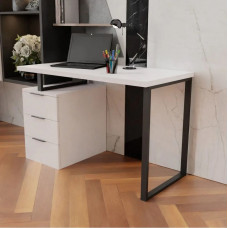Стіл письмовий / комп'ютерний у стилі MSMLOFT, каркас металевий