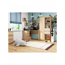 Кутовий стіл B16 3 шухляди 2 полиці , сонома дуб