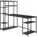 Стіл письмовий/комп'ютерний каркас металевий з полицями в стилі MSMLOFT