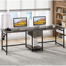 Стіл подвійний із ящиками