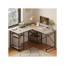 Письмовий стіл "Haigh" L-подібної форми з полицями