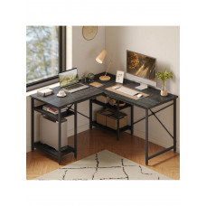 Письмовий стіл "Haigh" L-подібної форми з полицями