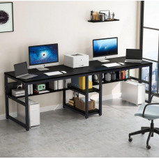 Стіл двомісний з полицями