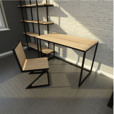 Стіл офісний у стилі Loft  , дуб сонома