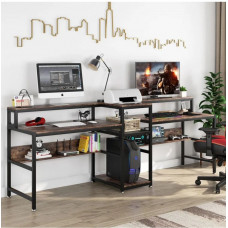 Великий стіл у стилі Loft на два місця №2