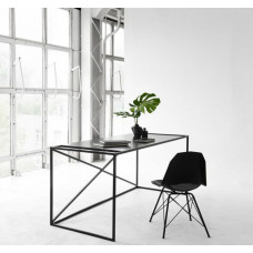 Стіл письмовий/комп'ютерний у стилі MSMLOFT, каркас металевий