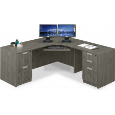 Сучасний кутовий L-подібний стіл