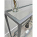 Металевий консольний стіл Hudson Glass - сірий Металевий консольний стіл Hudson Glass - сірий