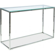 Консоль Hilton C 120х40 Прозорий/Срібний MSMLOFT