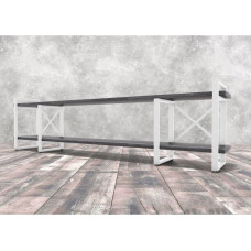 Тумба під ТВ Айсберг 240 чорний/білий MSMLOFT