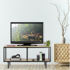 Тумба під телевізор металева у стилі MSMLOFT 500х1100х450 мм Дуб Сонома