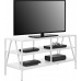 Тумба під телевізор металева у стилі MSMLOFT 500х1200х400 мм Білий