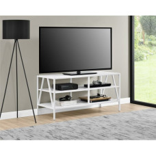 Тумба під телевізор металева у стилі MSMLOFT 500х1200х400 мм Білий