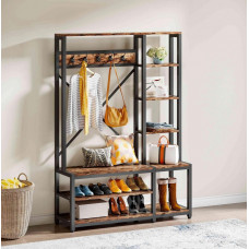 Вішалка 4в1 для передпокою з полицями