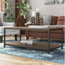 Журнальний столик у стилі MSMLOFT із полицею