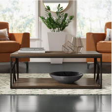 Журнальний столик у стилі MSMLOFT із полицею